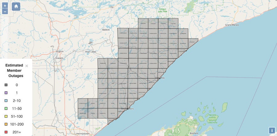 outages map